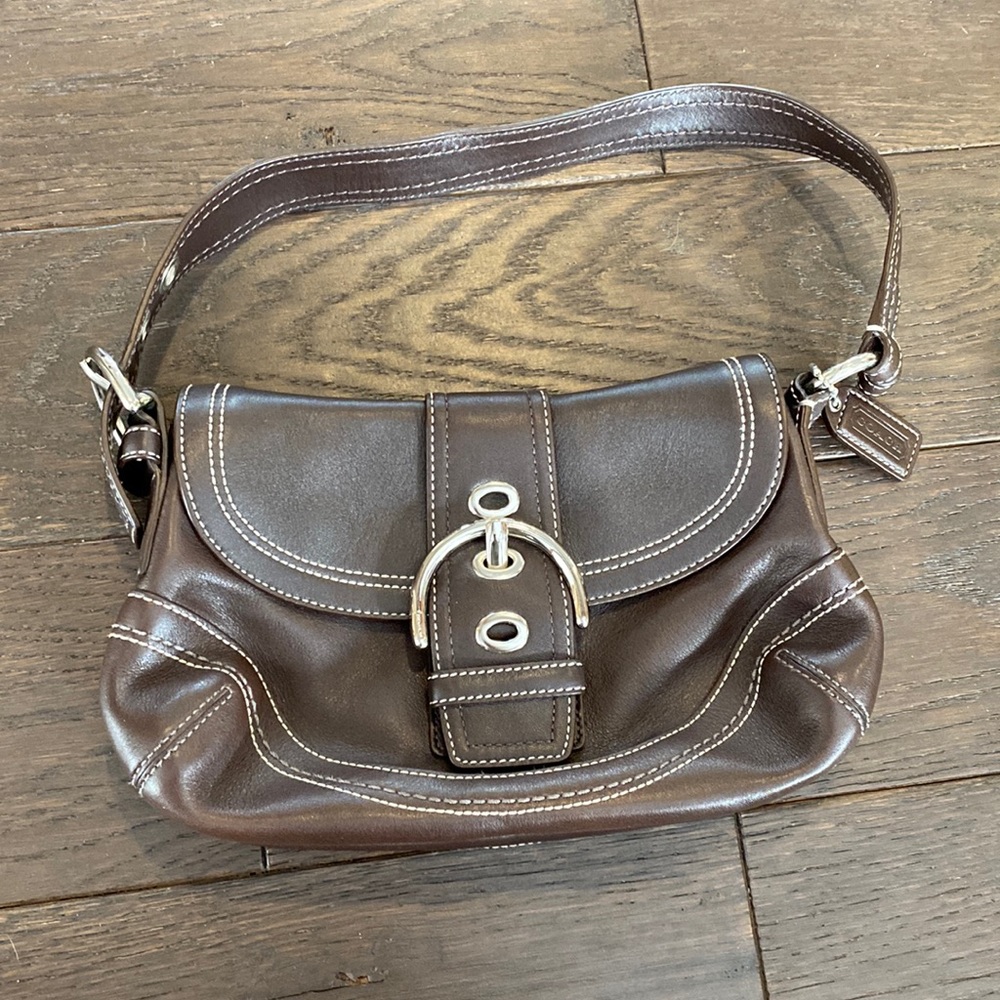 Brown Coach Shoulder Bag (never used)